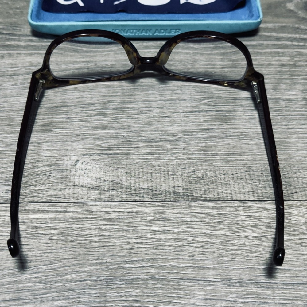 Jonathan Adler JA310 UF Eyeglass Frames Womens 53-17-140 Burgundy Tortoise - Picture 6 of 11